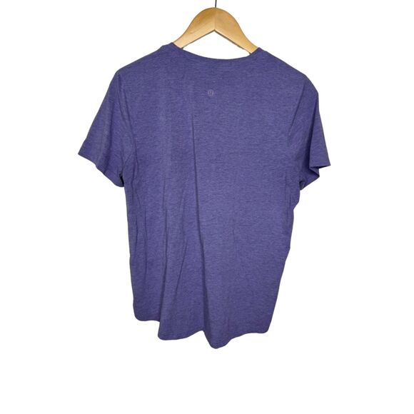Lululemon love crewneck t-shirt curved hem purple size 8 - Picture 2 of 7